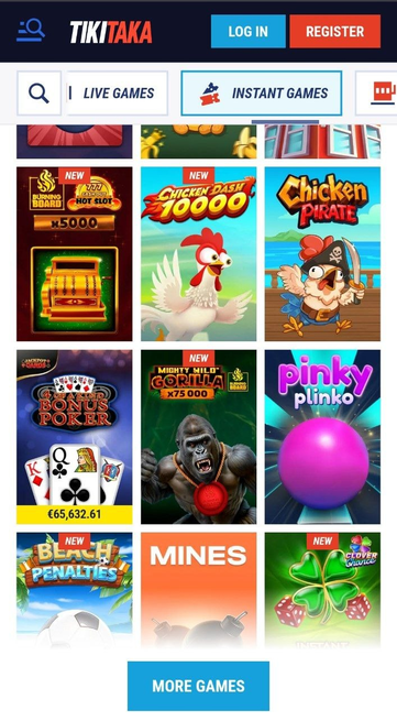 tiki taka casino Gameplay