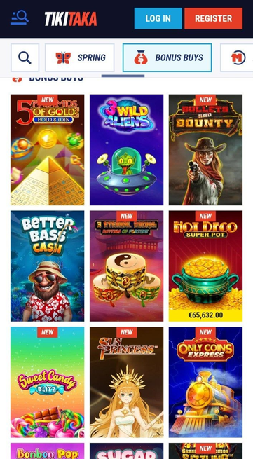 tiki taka casino Gameplay