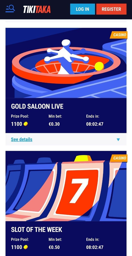 tiki taka casino Gameplay